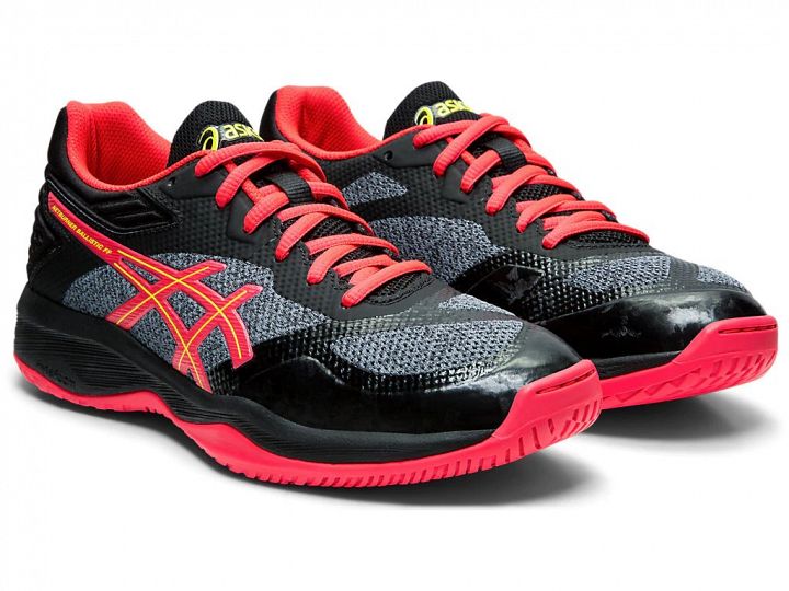 ASICS Netburner Ballistic FF Black / Laser Pink